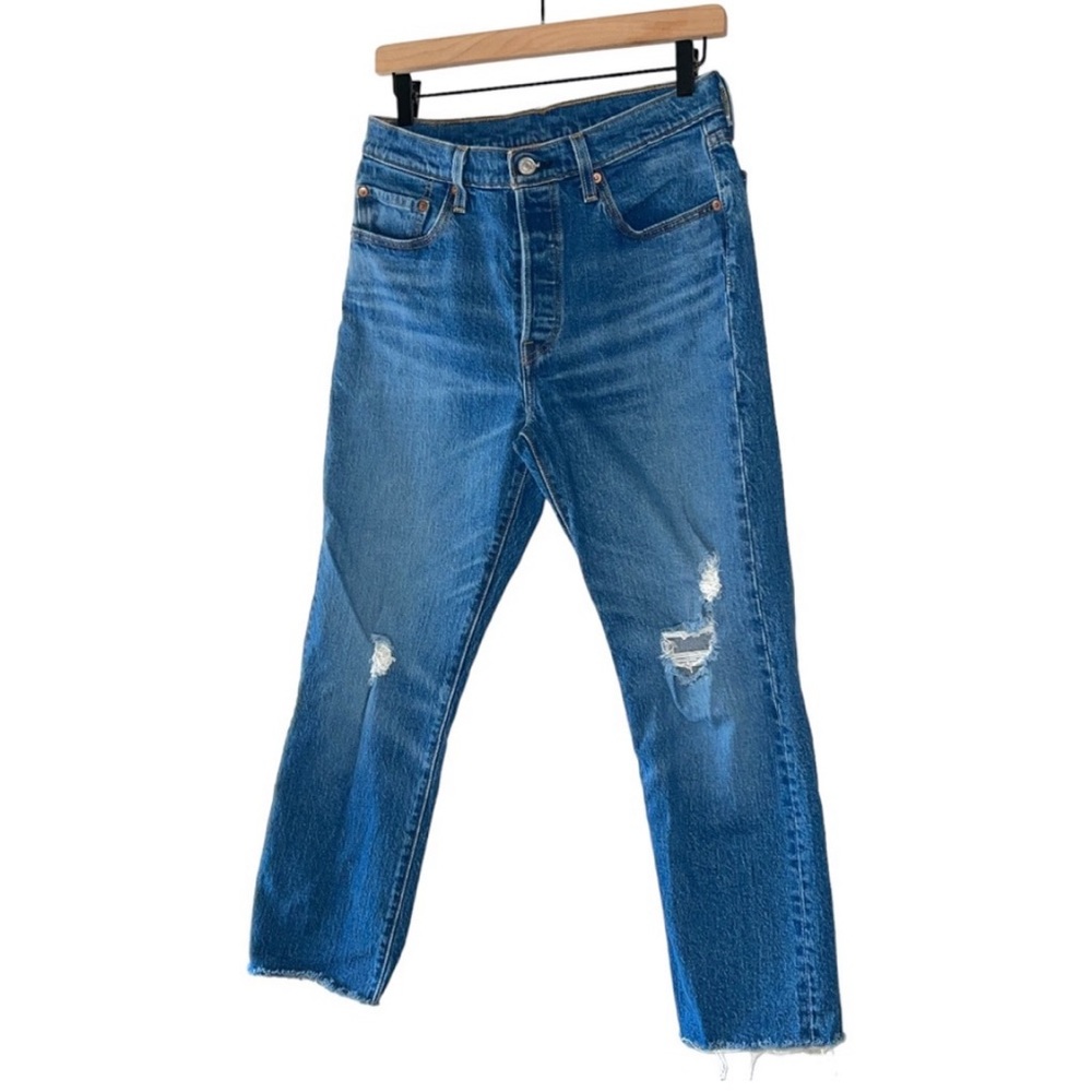Levi's Women's 501 Original Cropped Jeans- Size 28